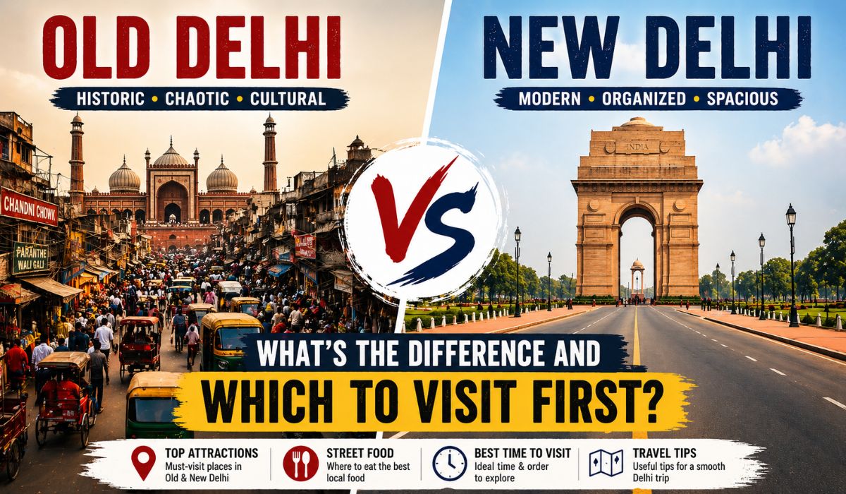 Old Delhi vs New Delhi: What's the Difference and Which to Visit First?