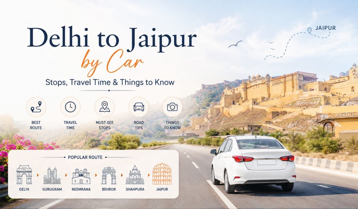 Delhi to Jaipur by Car: Stops, Travel Time & Things to Know