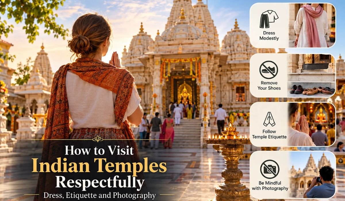 How to Visit Indian Temples Respectfully: Dress, Etiquette and Photography